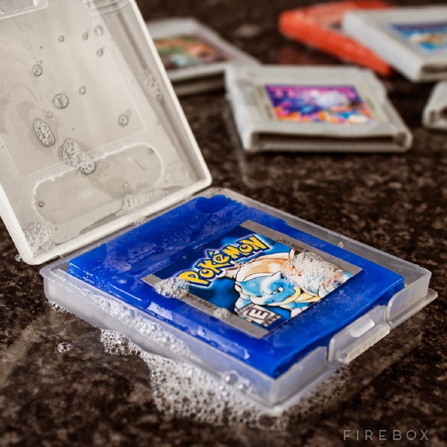 Illustration for article titled Someone has made soap bars shaped like classic Nintendo game cartridges